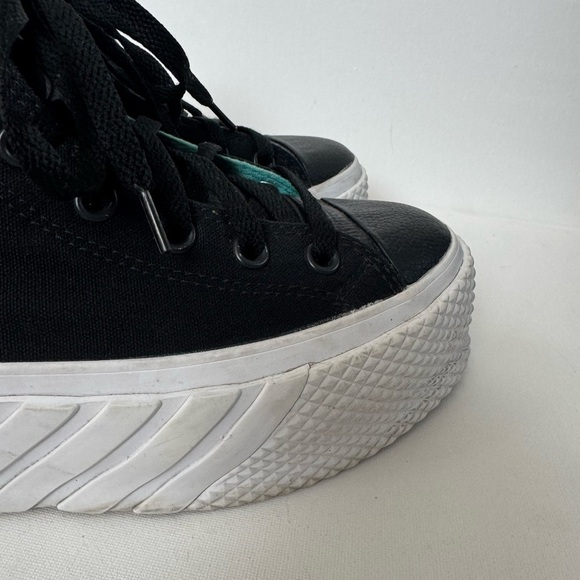 Women’s Converse Black and Teal High-Top Sneakers Size 6.5 Casual, Streetwear - Picture 7 of 11